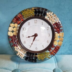Clock With Bean Theme